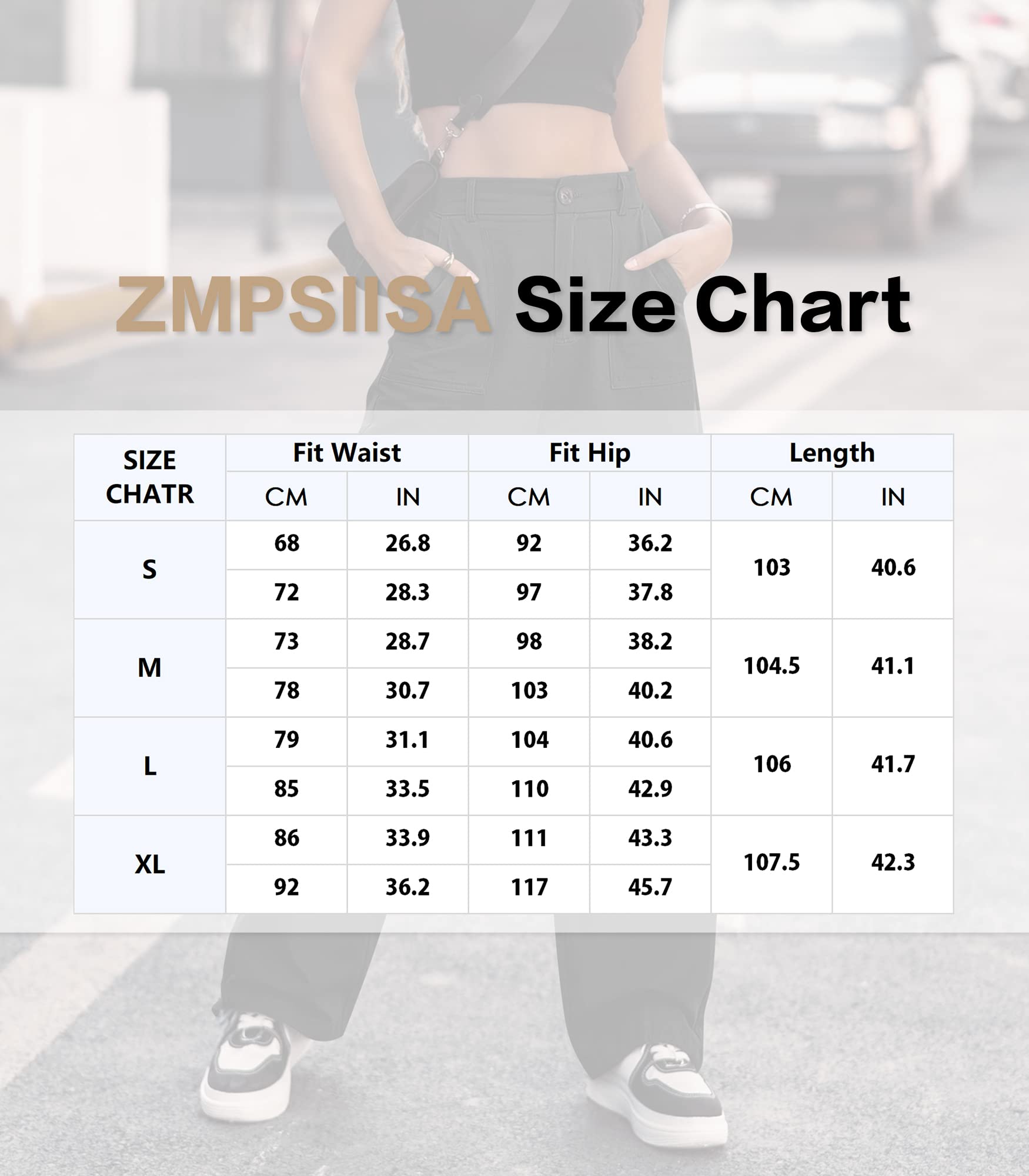 VIHTVIWE Women High Waisted Cargo Pants Wide Leg Casual Pants 6 Pockets Combat Military Trousers