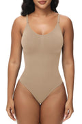 VIHTVIWE Bodysuit for Women Tummy Control Shapewear Body Shaper Seamless Spaghetti Strap Leotards