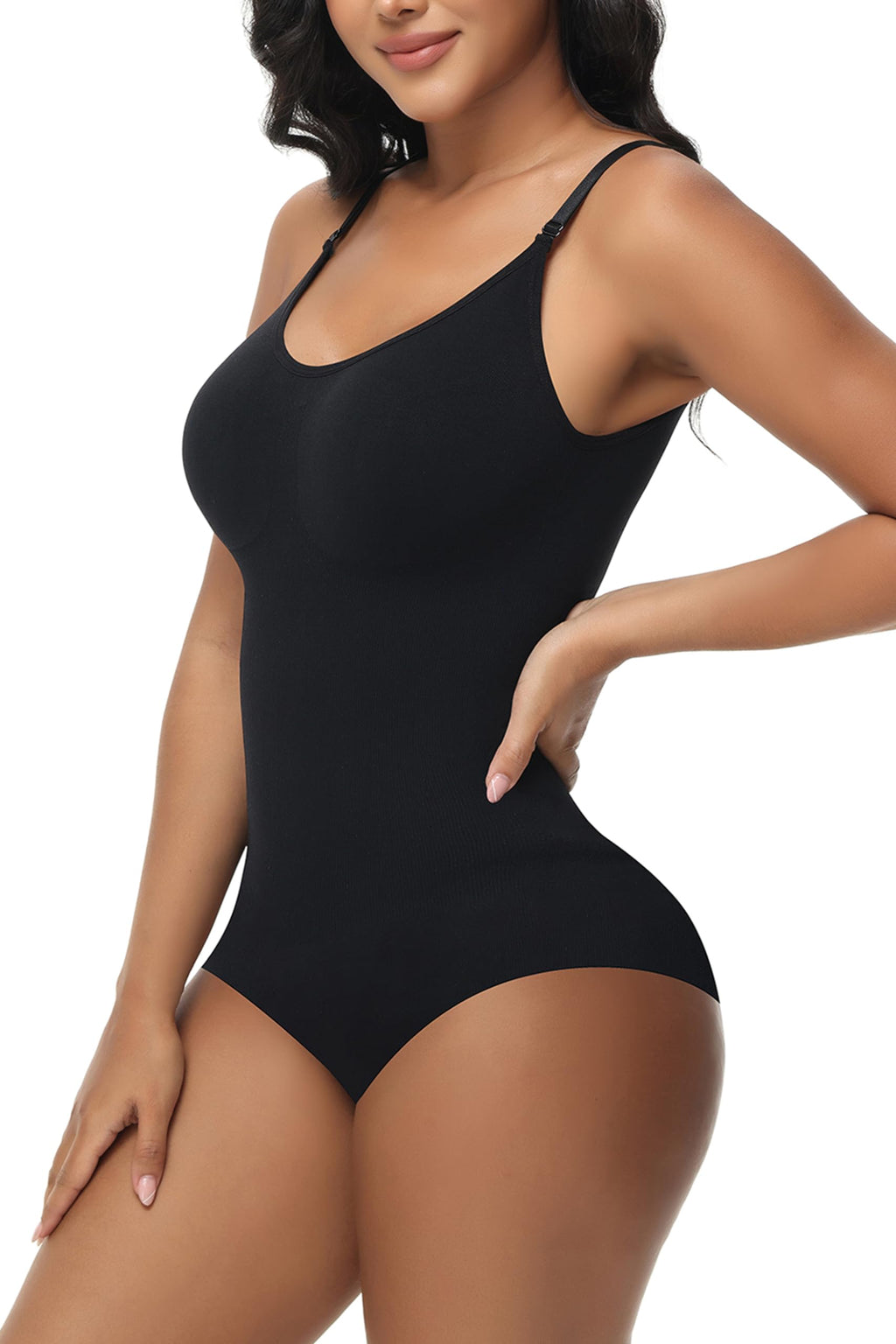 VIHTVIWE Bodysuit for Women Tummy Control Shapewear Body Shaper Seamless Spaghetti Strap Leotards