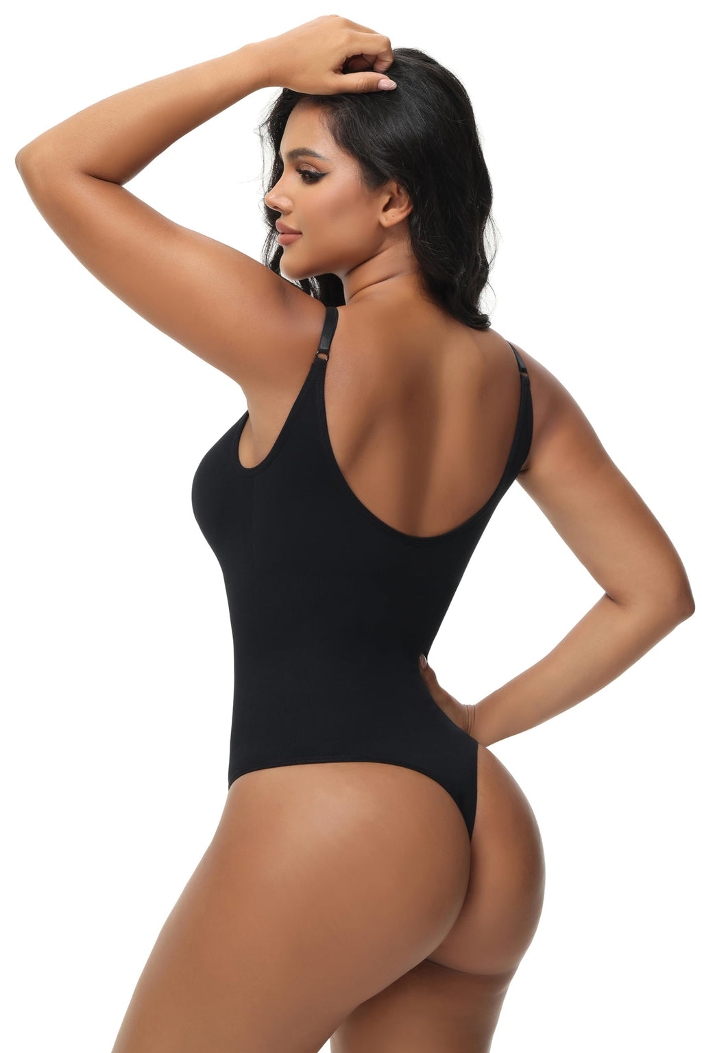 VIHTVIWE Bodysuit for Women Tummy Control Shapewear Body Shaper Seamless Spaghetti Strap Leotards